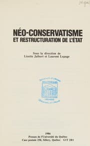 Tapa de Néo-conservatisme et restructuration de l'État