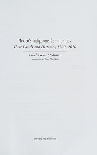 Tapa de Mexico's indigenous communities