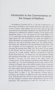 Tapa de Commentary on the Gospel of St. Matthew