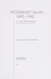 Tapa de Modernist Islam, 1840-1940
