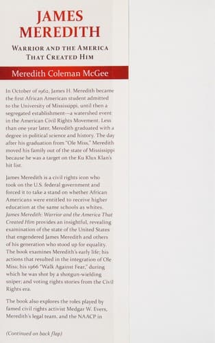 Tapa de James Meredith