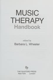 Tapa de Music Therapy Handbook