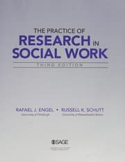 Tapa de The practice of research in social work