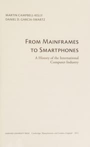 Tapa de From mainframes to smartphones