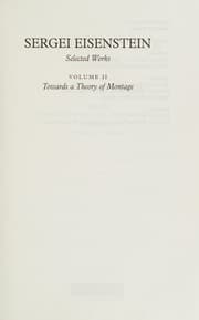 Tapa de Sergei Eisenstein, selected works