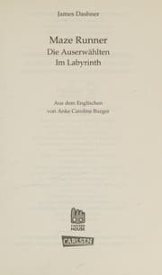 Tapa de Die Auserwählten - im Labyrinth