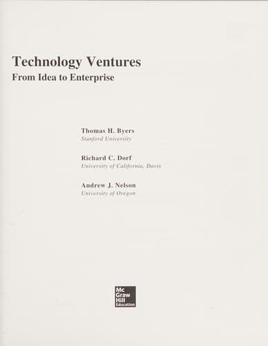 Tapa de Technology Ventures