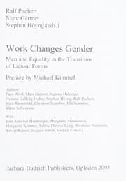Tapa de Work changes gender