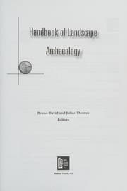 Tapa de Handbook of Landscape Archaeology (World Archaeological Congress Research Handbooks)
