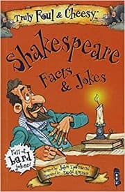 Tapa de Truly Foul and Cheesy William Shakespeare Facts and Jokes Book