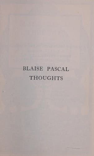 Tapa de Thoughts