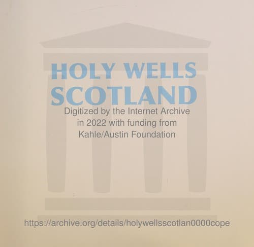 Tapa de Holy Wells