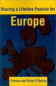 Tapa de Sharing a Lifetime Passion for Europe