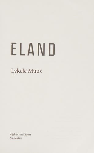Tapa de Eland