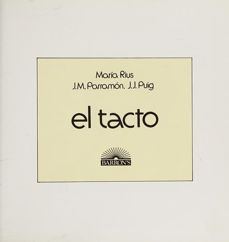 Tapa de El tacto