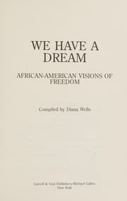 Tapa de We have a dream
