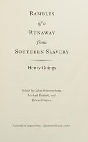 Tapa de Rambles of a runaway from southern slavery