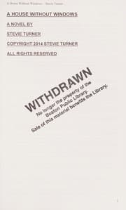 Tapa de A house without windows