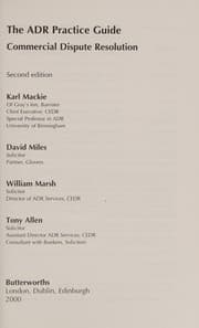 Tapa de The ADR practice guide