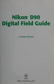Tapa de Nikon D90 Digital Field Guide