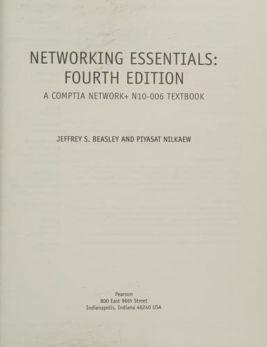 Tapa de Networking Essentials