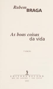 Tapa de As boas coisas da vida