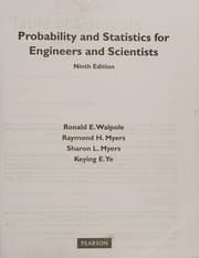 Tapa de Probability and statistics for engineers and scientists