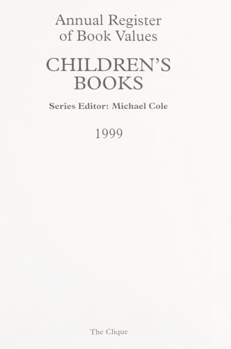 Tapa de Children's books