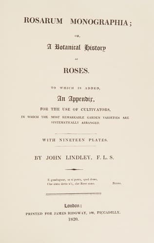 Tapa de Rosarum monographia