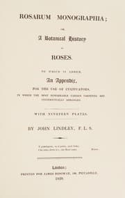 Tapa de Rosarum monographia