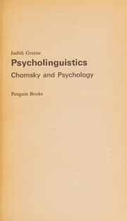 Tapa de Psycholinguistics