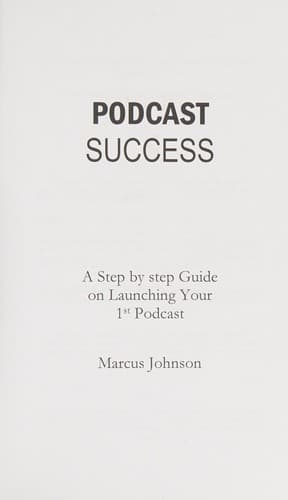 Tapa de Podcast success