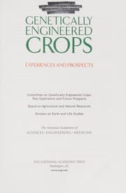 Tapa de Genetically Engineered Crops