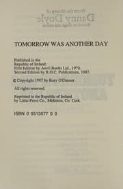 Tapa de Tomorrow was another day