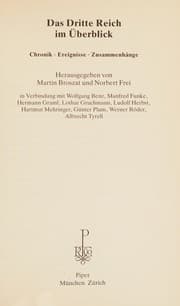 Tapa de Das Dritte Reich im Überblick