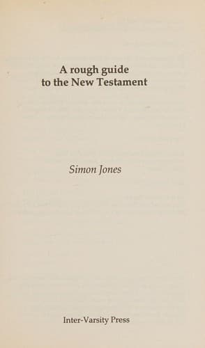 Tapa de A Rough Guide to the New Testament