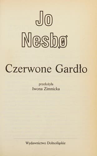 Tapa de Czerwone Gardło