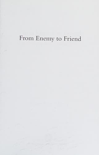 Tapa de From enemy to friend