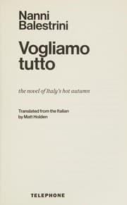 Tapa de Vogliamo tutto