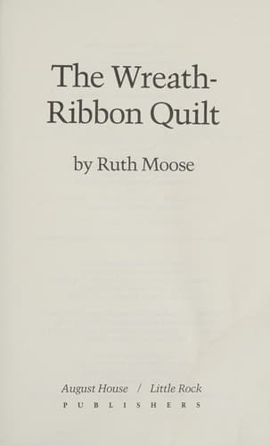 Tapa de The Wreath Ribbon Quilt