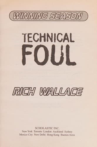 Tapa de Technical Foul