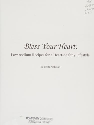 Tapa de Bless your heart