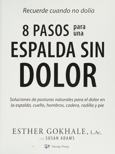 Tapa de 8 Pasos para una Espalda Sin Dolor