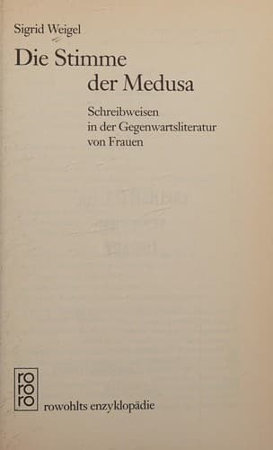 Tapa de Die Stimme der Medusa