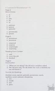 Tapa de Answer key for stories we brought with us