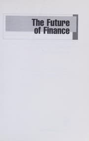 Tapa de The future of finance