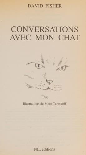 Tapa de Conversations avec mon chat