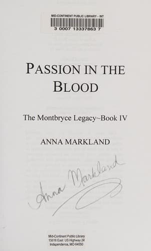 Tapa de Passion in the blood