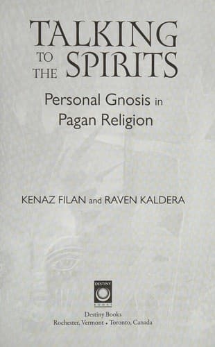 Tapa de Talking to the spirits