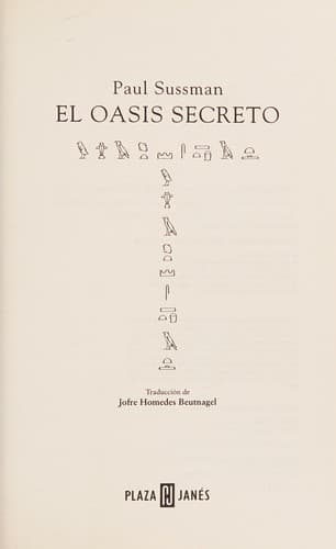 Tapa de El oasis secreto